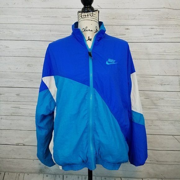 Nike Other - Vintage Nike Blue Colorblock Windbreaker Jacket